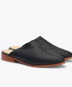 Nisolo Special Occasion Ama Woven Mule - Black