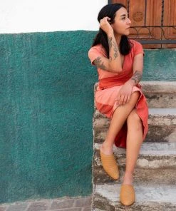 Nisolo Shoes Ama Woven Mule - Almond