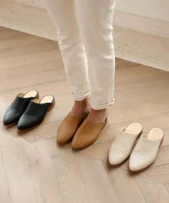 Nisolo Shoes Ama Woven Mule - Almond