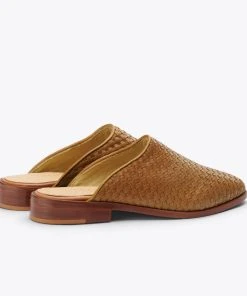 Nisolo Shoes Ama Woven Mule - Almond