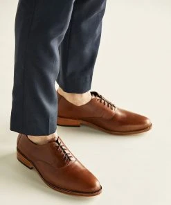 Nisolo Men's Calano Oxford - Brandy