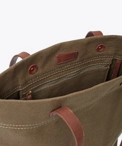 Nisolo Canvas Tote - Olive Green Best Sellers