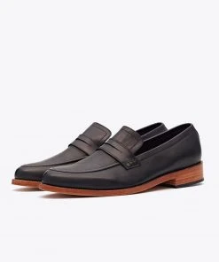 Nisolo Men's Chamberlain Penny Loafer - Black 14 Nisolo Men's Chamberlain Penny Loafer - Black