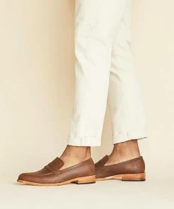 Nisolo Men's Chamberlain Penny Loafer - Oak