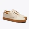 Nisolo Men's Diego Low Top Sneaker - Bone + Gum