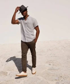 Nisolo Men's Diego Low Top Sneaker - Bone + Gum