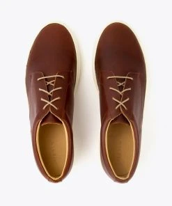 Nisolo Men's Diego Low Top Sneaker - Brandy