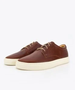 Nisolo Men's Diego Low Top Sneaker - Brandy