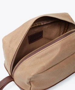 Nisolo Durango Waxed Canvas Dopp Kit Accessories
