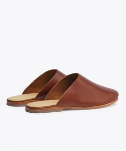 Nisolo Lima Slip On Mule - Brandy