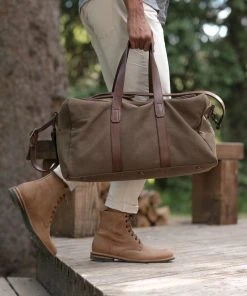 Nisolo Luis Weekender - Forest Green Accessories