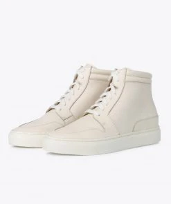 Nisolo Reina High Top Sneaker - Bone