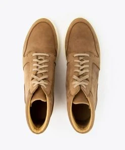 Nisolo Men's Rey High Top Sneaker - Tobacco 12 Nisolo Men's Rey High Top Sneaker - Tobacco