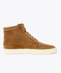 Nisolo Men's Rey High Top Sneaker - Tobacco 9 Nisolo Men's Rey High Top Sneaker - Tobacco