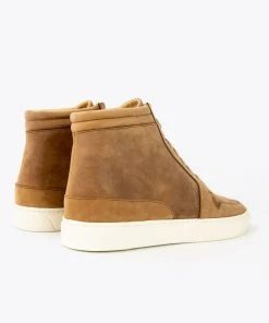 Nisolo Men's Rey High Top Sneaker - Tobacco 11 Nisolo Men's Rey High Top Sneaker - Tobacco