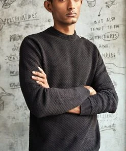 No Nasties Men's Buttoned Jumper Sweater