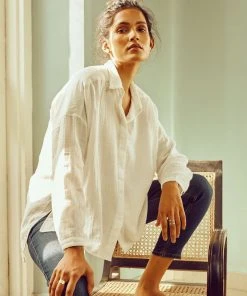 No Nasties Clothing Side Slit Button Up Shirt