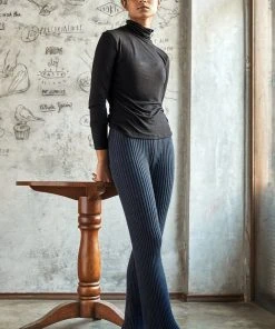 No Nasties Indigo Flared Pants