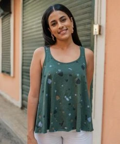 No Nasties Ramona Flared Tank Top Clothing