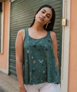 No Nasties Ramona Flared Tank Top Clothing