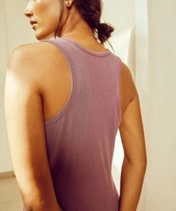 No Nasties Clothing Grape Racerback Midi Dress