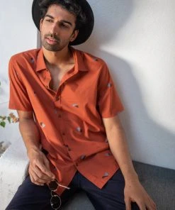 No Nasties Men's Diego Half Sleeve Shirt