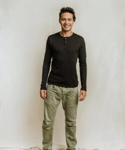 No Nasties Men's Bristol Henley Shirt