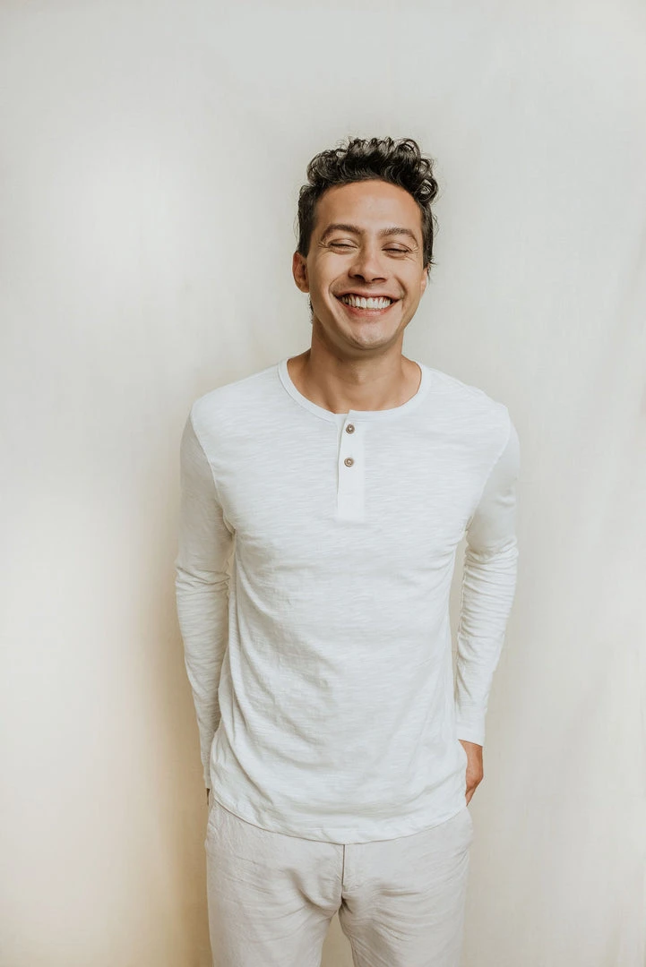 No Nasties Men's Henley Shirt - Manchester 1 No Nasties Men's Henley Shirt - Manchester