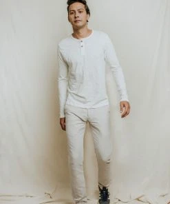 No Nasties Men's Henley Shirt - Manchester 7 No Nasties Men's Henley Shirt - Manchester