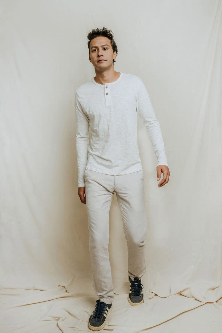 No Nasties Men's Henley Shirt - Manchester 3 No Nasties Men's Henley Shirt - Manchester