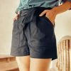 No Nasties Indigo High-Rise Shorts