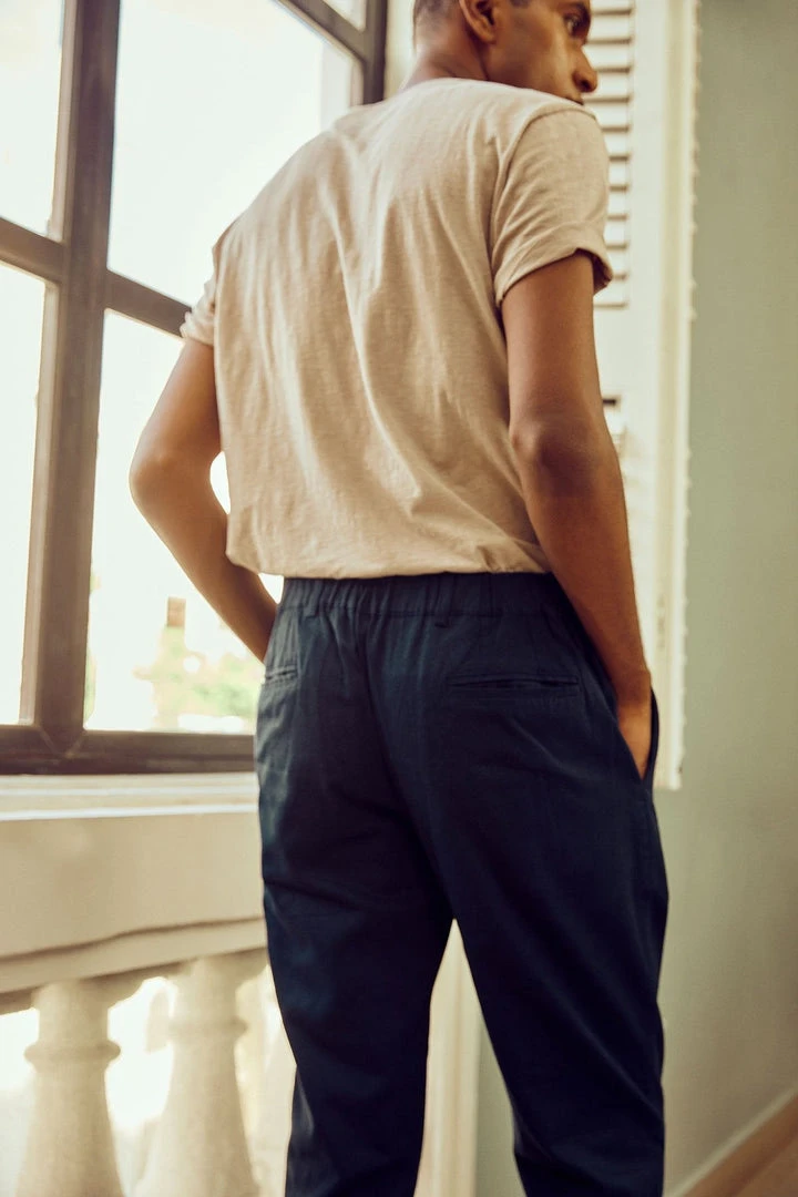 No Nasties Men's Indigo Tapered Pants 4 No Nasties Men's Indigo Tapered Pants