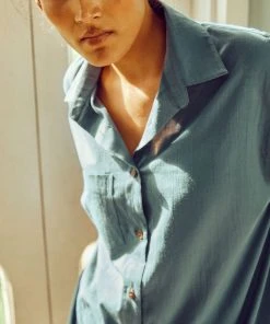 No Nasties Ocean Oversized Shirt