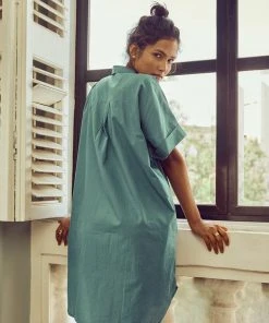 No Nasties Ocean Shirt Dress