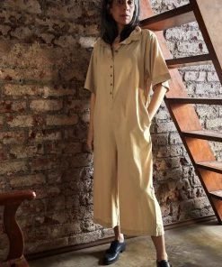 No Nasties Sand Midi Jumpsuit