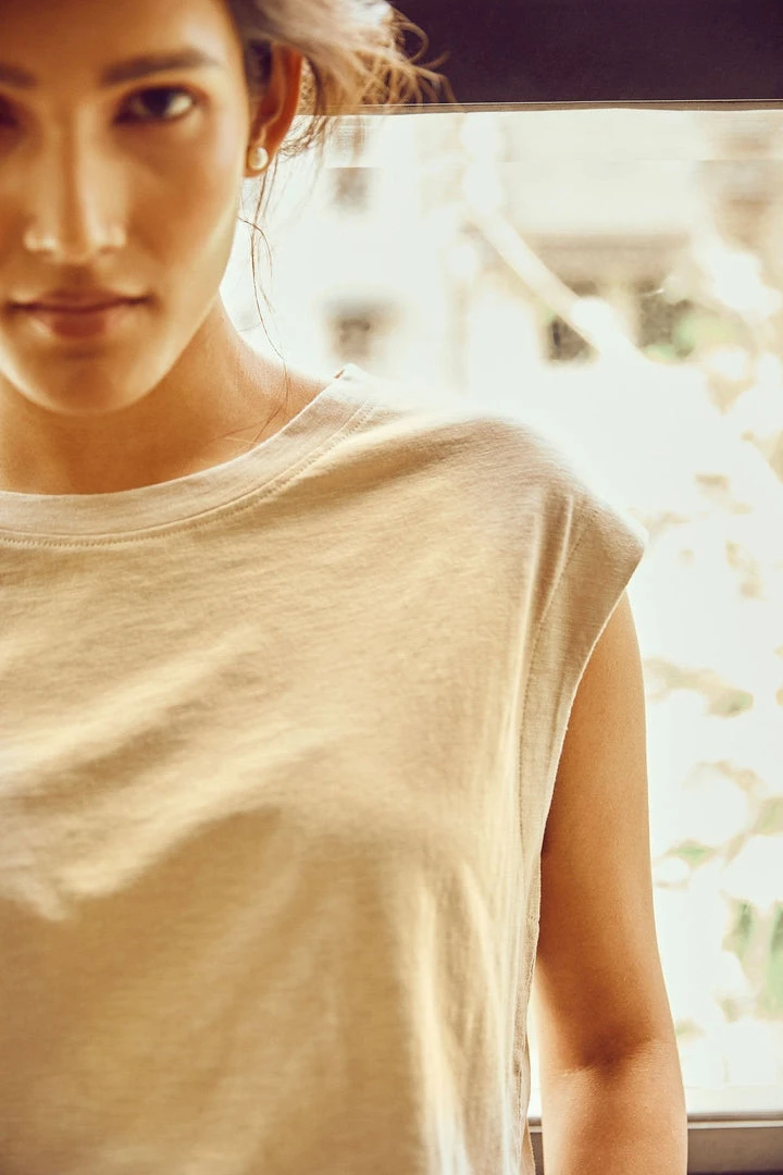 No Nasties Sand Muscle Tee 4 No Nasties Sand Muscle Tee