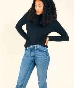 Poplinen Clothing Norma Modal Ribbed Turtleneck