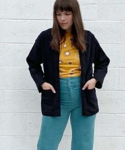 North Of West Sale Christine Tencel Jacket - Black