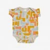 North Of West Baby's Decades Onesie - Fog