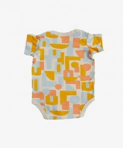 North Of West Baby's Decades Onesie - Fog