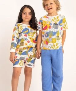 North Of West Kids' Double Cloth Breezy Pants - Adriatic Sale