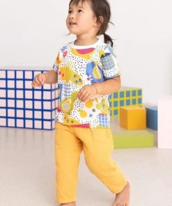 North Of West Kids' Double Cloth Breezy Pants - Marigold