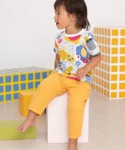 North Of West Kids' Double Cloth Breezy Pants - Marigold