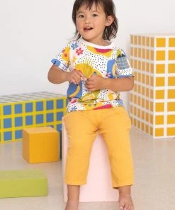 North Of West Kids' Double Cloth Breezy Pants - Marigold