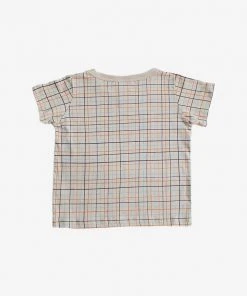 North Of West Sale Kids' Grid Tee - Fog