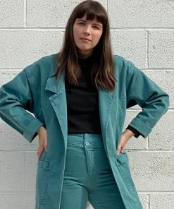 North Of West Leslie Upcycled Jacket - Atlantic