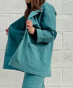 North Of West Leslie Upcycled Jacket - Atlantic