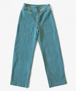 North Of West Monica Upcycled High Rise Jean - Atlantic