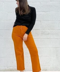 North Of West Sale Monica Upcycled High Rise Jean - Spice