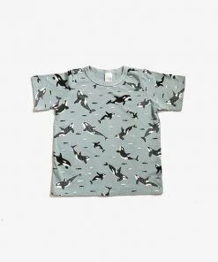 North Of West Kids' Orcas Tee - Sea Mist Best Sellers